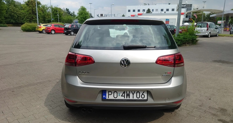 Volkswagen Golf cena 53000 przebieg: 95297, rok produkcji 2013 z Poznań małe 379